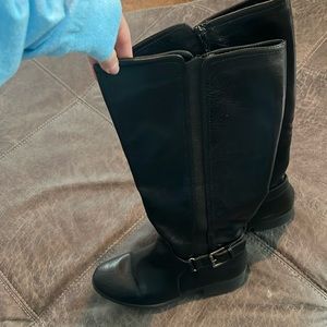 Black Wide Calf Boots